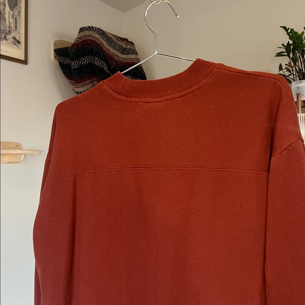 A New Day Women's Rust Crewneck Pullover - Size L - Picture 7 of 11